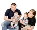 Contemporary family portrait